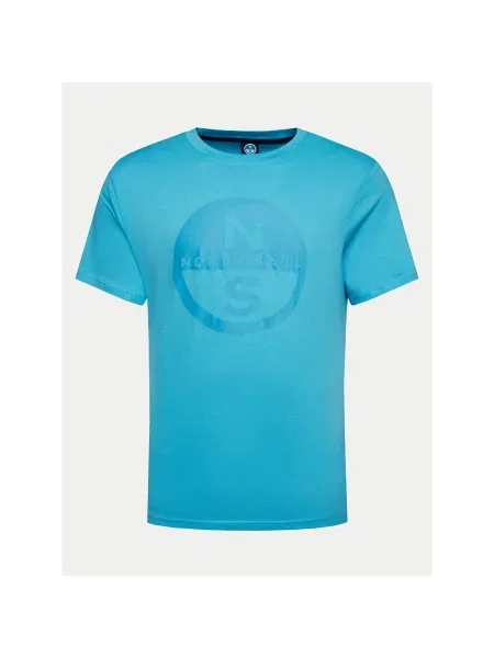North Sails T-Shirt Basic Regular Fit μπλε