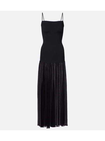 Rochie maxi Hunza G de costum negru