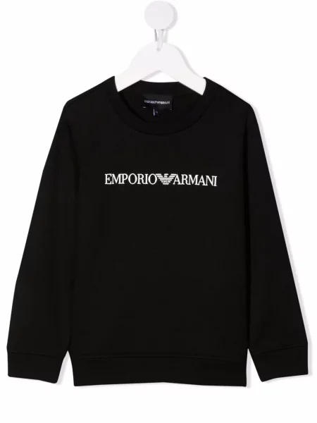 Bluza nierozpinana dziecięca Emporio Armani czarna