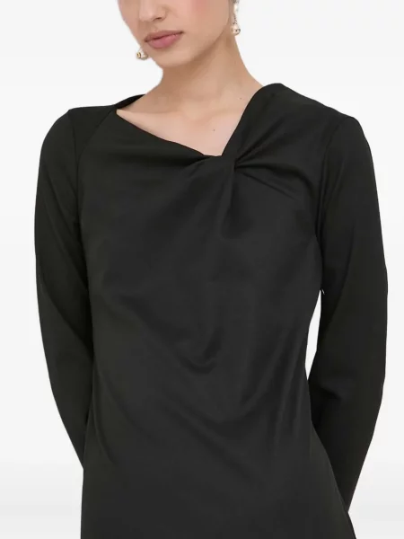 Rochie maxi Trussardi lungă de costum negru