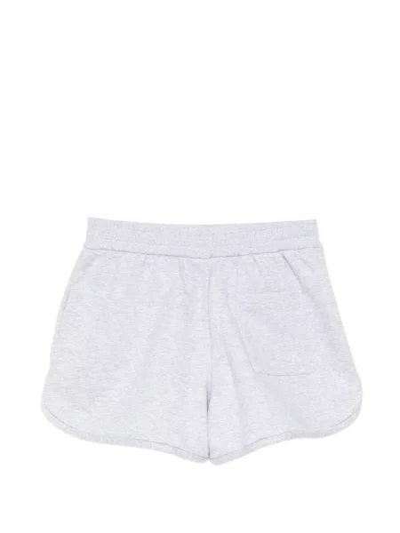 Pantaloni scurți Jil Sander cu autograf gri