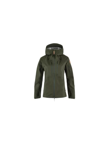 Fjällräven Keb Eco-Shell Jacket W Kobiety Kurtki Fjällräven Size: S zielony