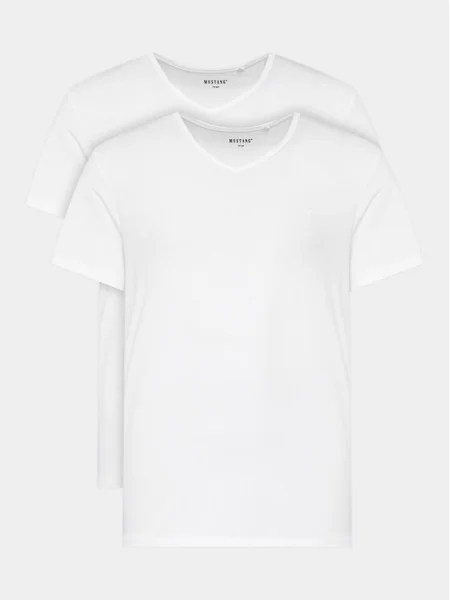 MUSTANG Tricou Amado alb