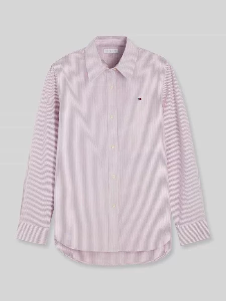 Koszula casualowa o kroju regular fit z czystej bawełny Tommy Hilfiger różowa