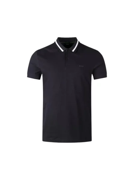 Koszulka polo Boss niebieska