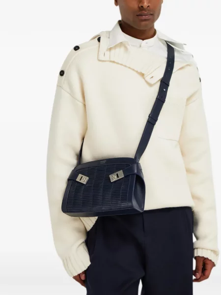 Geantă crossbody Ferragamo albastru