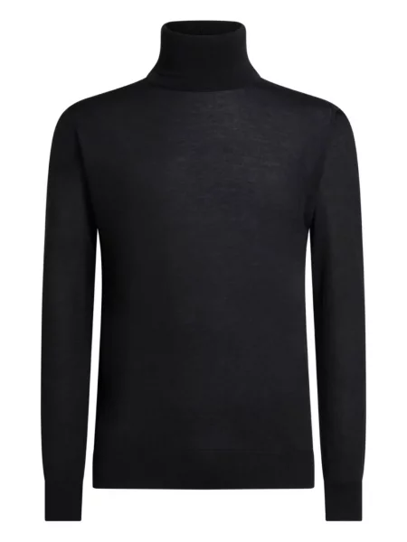 Jedwabny golf golf Etro czarny