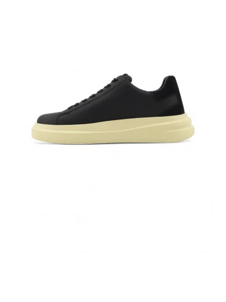Sneakersy Guess skórzane czarne