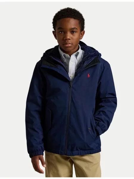 Polo Ralph Lauren Μπουφάν μεταβατικό Σκούρο μπλε