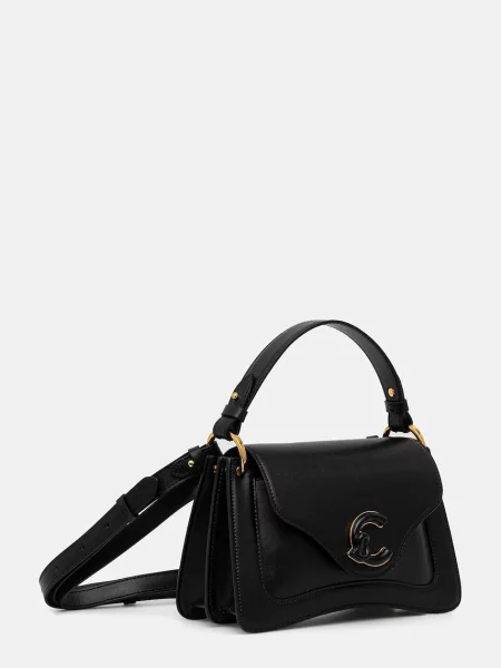 Кожаная сумка Coccinelle черная