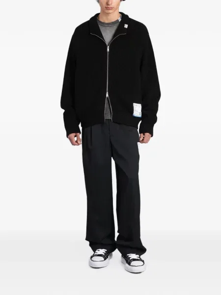 Hanorac Maison Mihara Yasuhiro tricotate negru