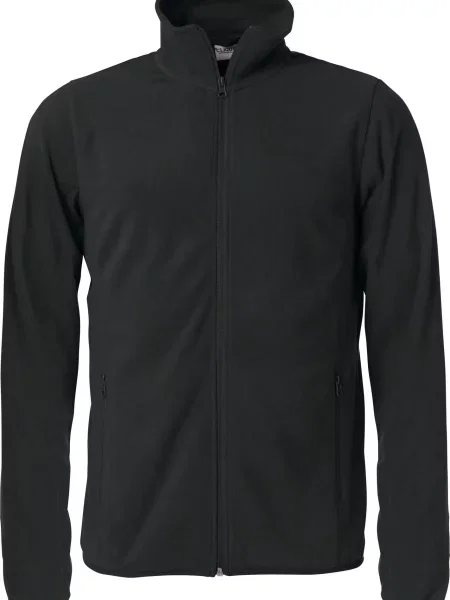 Clique Basic Micro Fleece Kurtka antipilling – black czarna