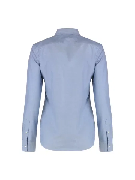 Polo Ralph Lauren bluzka koszulowa Kobiety marmurkowy 34 niebieski