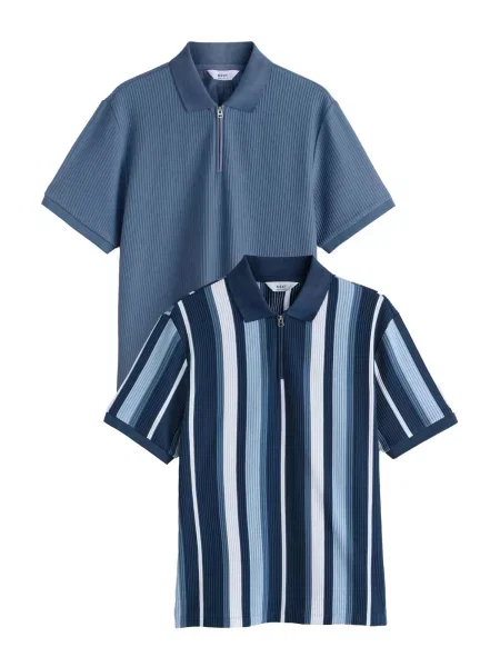 Next Majica mornarska / opal / svetlo modra bela