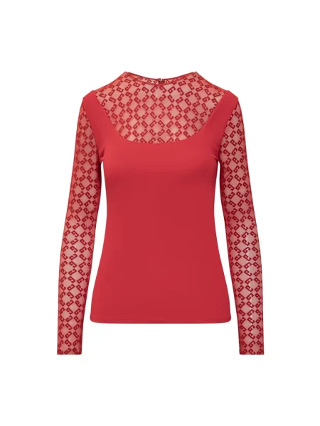 Top Givenchy tiulowy czerwony