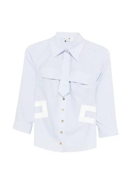 Bluză Elisabetta Franchi cu dungi alb