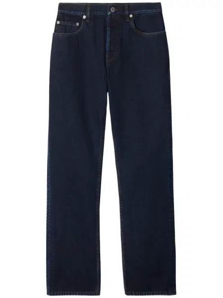 Blugi drepți Burberry albastru