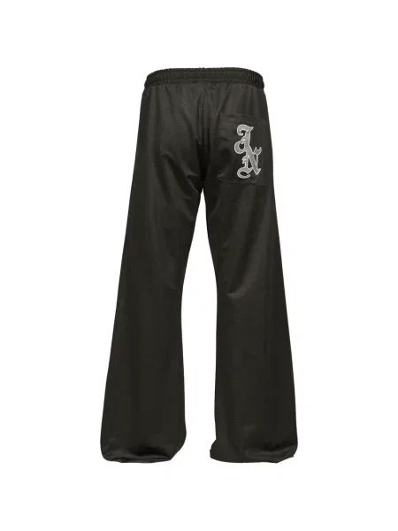 Pantaloni Jun/nakayama plasă alergare cu autograf negru