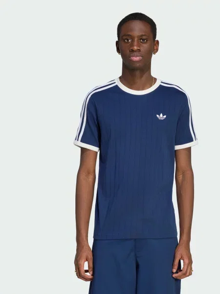 Футболка adidas 3 Stripes комбінований верх синій