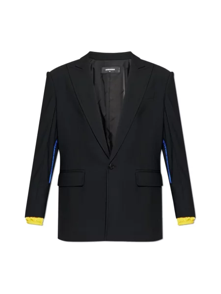 Marynarka Dsquared2 wełniana czarna