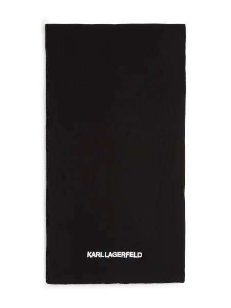 Karl Lagerfeld Šal črna bela