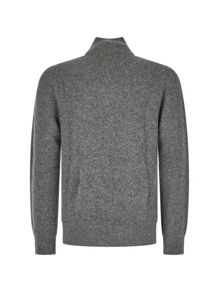 Кашмирен пуловер Piacenza Cashmere сиво