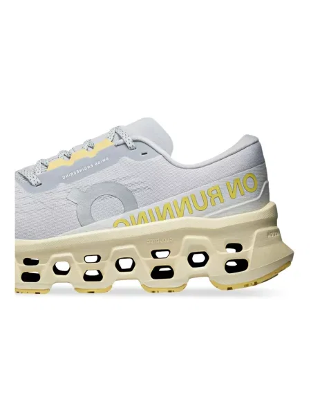 Buty do biegania On Cloudmonster 3 glacier/pollen szare