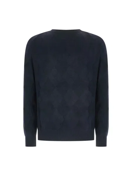 Dzianinowy sweter Ballantyne niebieski