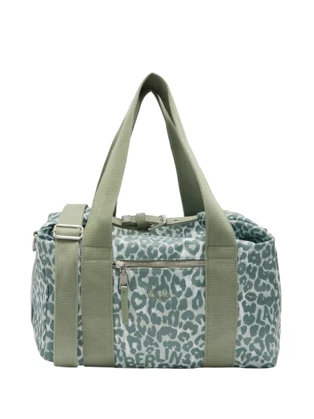 Lala Berlin Potovalka za konec tedna Muriel svetlo / jelka / pastelno zelena siva