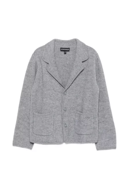 Kardigan dziecięcy Emporio Armani szary