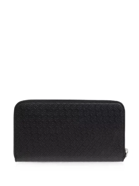 Portofel Ferragamo din piele cu autograf negru
