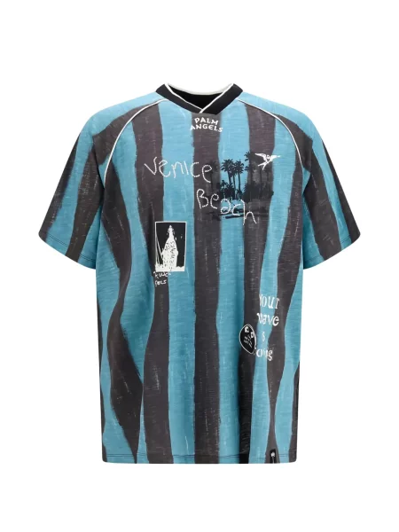 Fotbal tricou Palm Angels albastru
