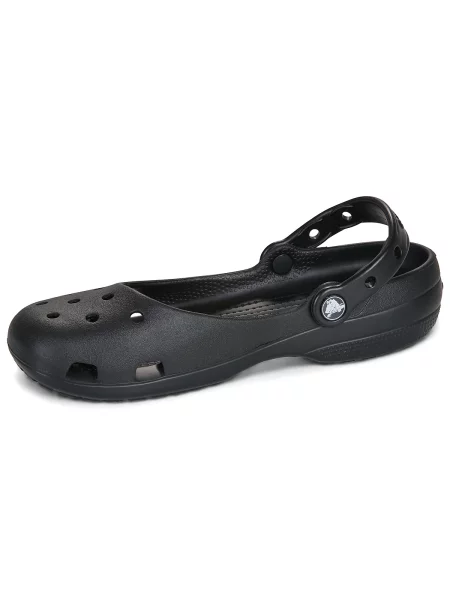 Balerinke Crocs crna