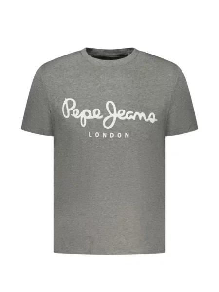 Tricou Pepe Jeans cu imagine gri