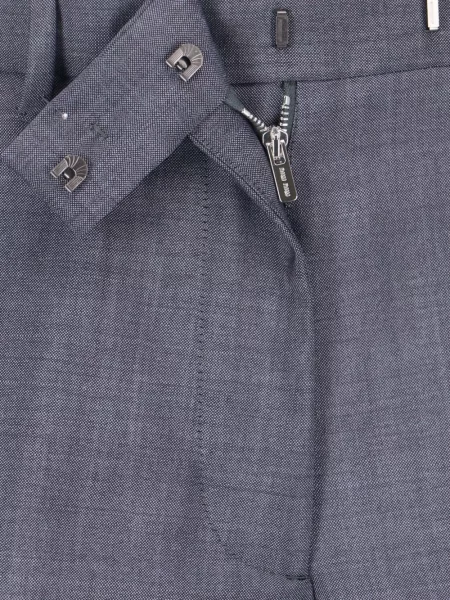 Pantaloni Miu Miu de mohair gri