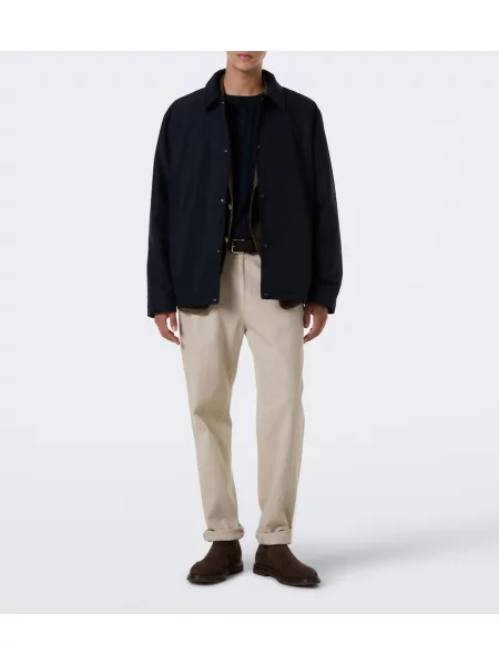 Vlnená bunda Ralph Lauren Purple Label modrá