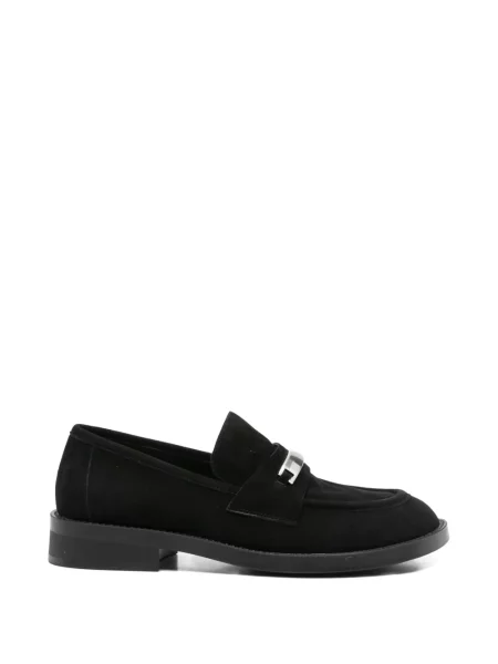 Pantofi loafer Adrianna Feretti din piele de căprioară negru