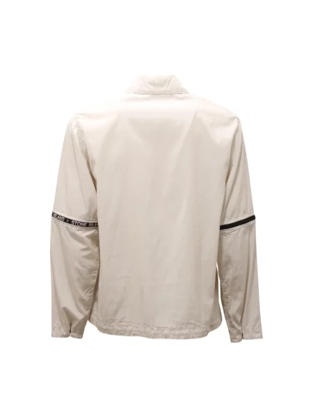 Kurtka Stone Island z kamieniami biała