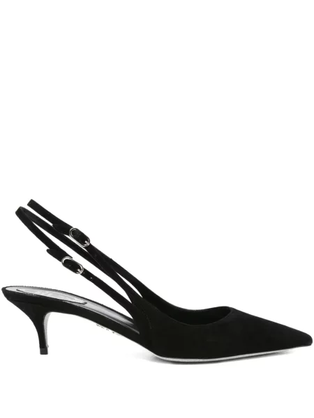 Pantofi cu toc Rene Caovilla slingback negru