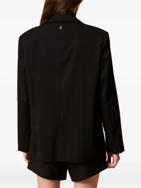 Sacou Twinset de cristal negru