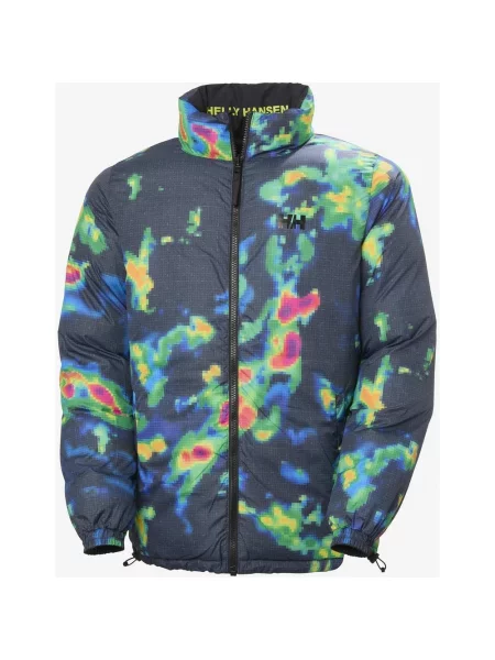 Kurtka damska Helly Hansen Yu 23 Reversible Puffer elektryczny niebieski zielony żółty S czarny