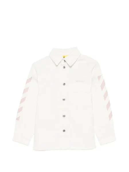 Kurtka jeansowa dziecięca Off-white biała