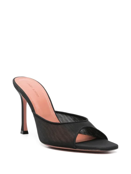 Papuci tip mules Amina Muaddi negru
