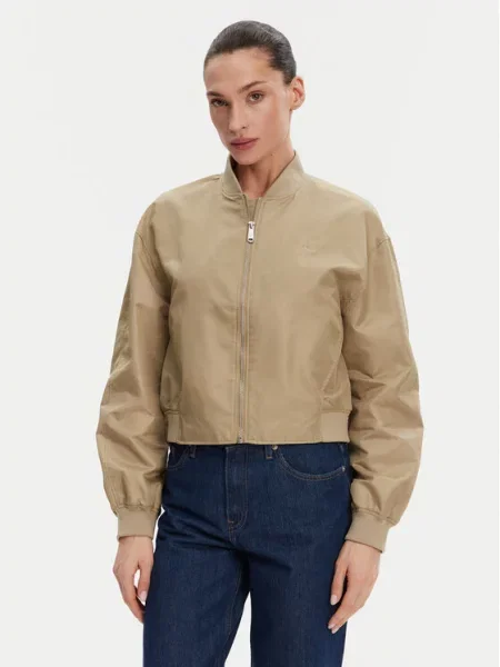 Bomber jakna Calvin Klein Jeans bež
