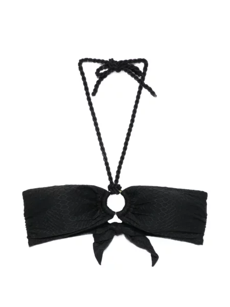 Top Heidi Klein cu gât halter negru