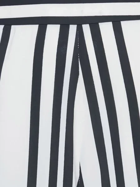 Pantaloni Alice + Olivia cu dungi alb