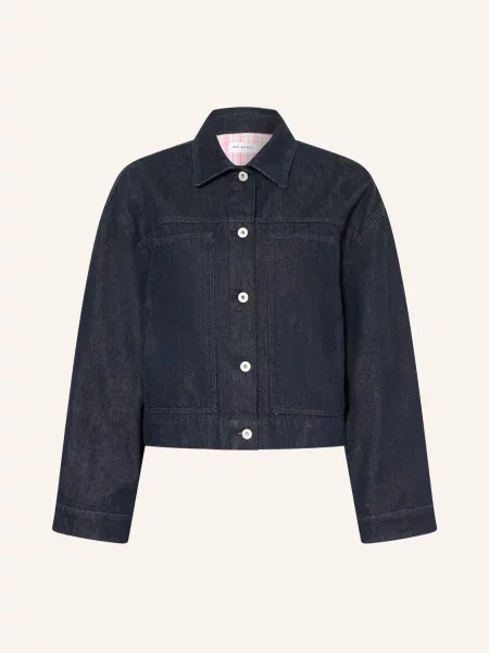 Oh April Džínová Bunda Clara denim dark blue modrá
