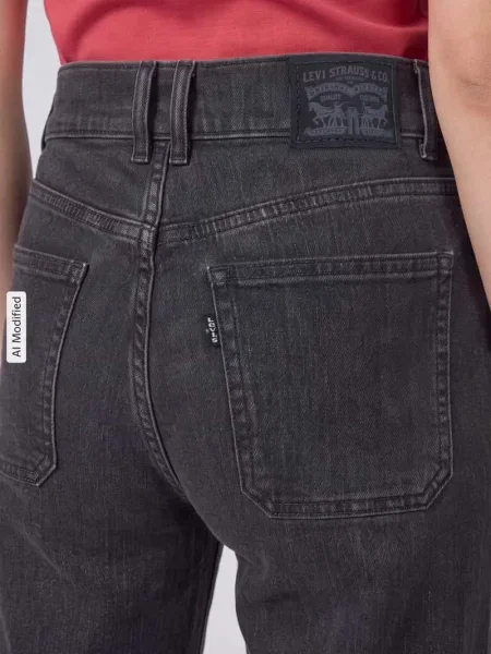 Jeansy Wide & krój loose fit z mieszanki bawełny model Levi's® 300
