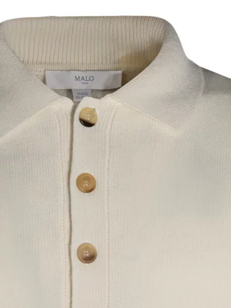 Gulerat lung tricou polo Malo din cașmir