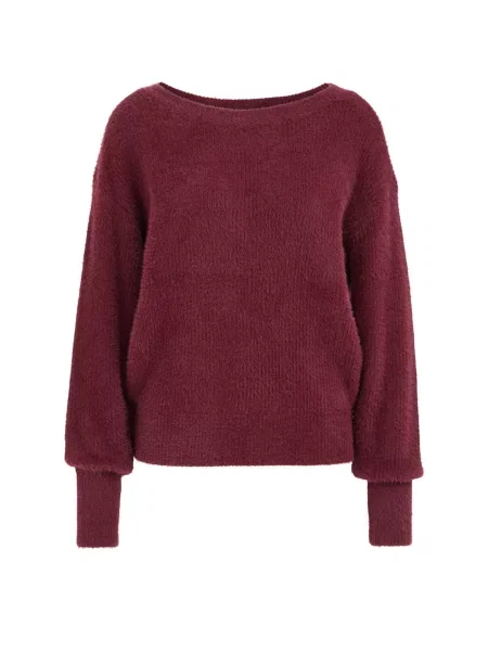 WE Fashion Pulóver burgundi vörös